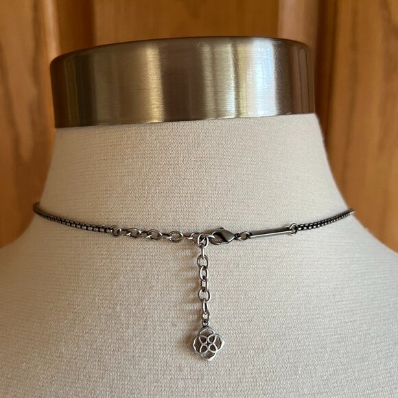 KENDRA SCOTT - Liesl Y-Necklace - Quartz, Pyrite, Apatite, Amethyst -- Like New - Picture 6 of 8